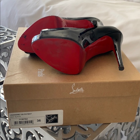 Christian Louboutin peep toe - Picture 3 of 5